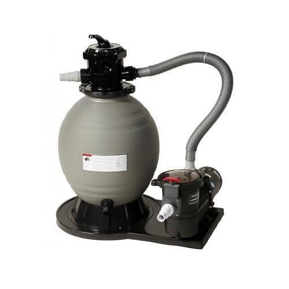 Ground Sand Filter Pump w/ Wave - Blue Above 1.0HP System Sandman