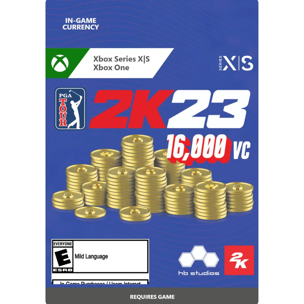 '- Pack 16,000 - Tour X|S One, Xbox Series [Digital] 2K23 Xbox PGA VC