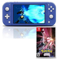 Shining Pokemon Bundle Console Blue Switch Pearl Nintendo with Lite