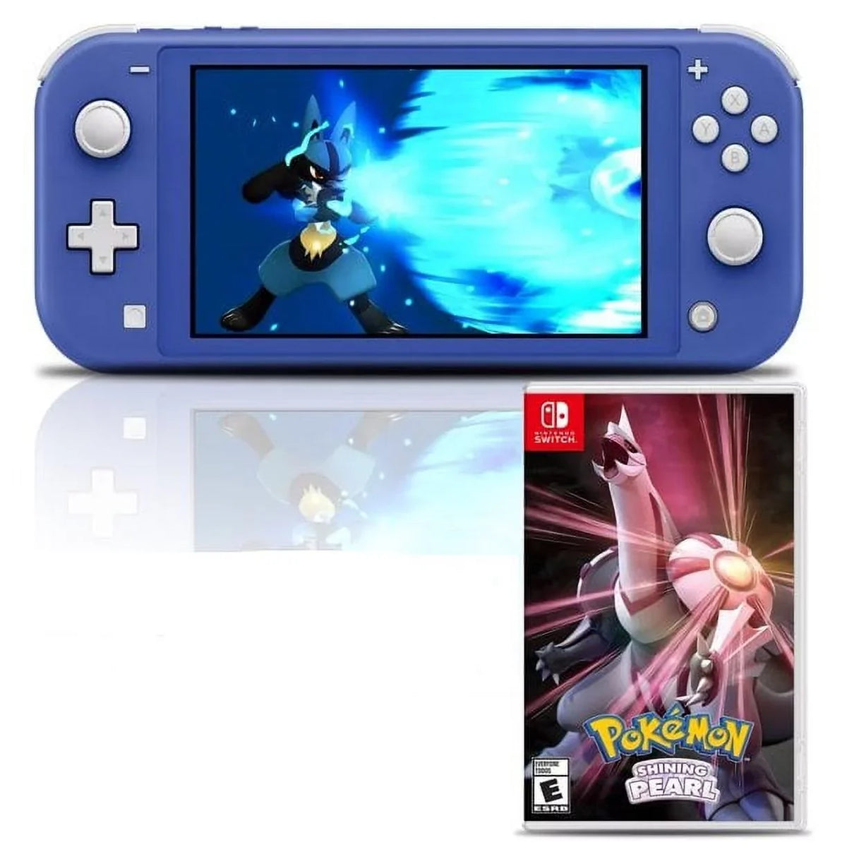 Shining Pokemon Bundle Console Blue Switch Pearl Nintendo with Lite