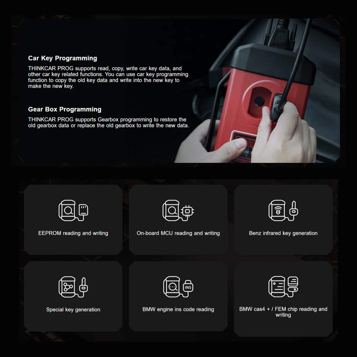 Immobilizer, Programmer G3 and Diagnostic Equipment Key - Automotive PRO THINKCAR Professional