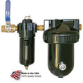 in. & Air Desiccant PSI qt. - Black Aluminum 0.5 Stage Economy 200 Dryer, Zinc 1 Bowl, NPT,