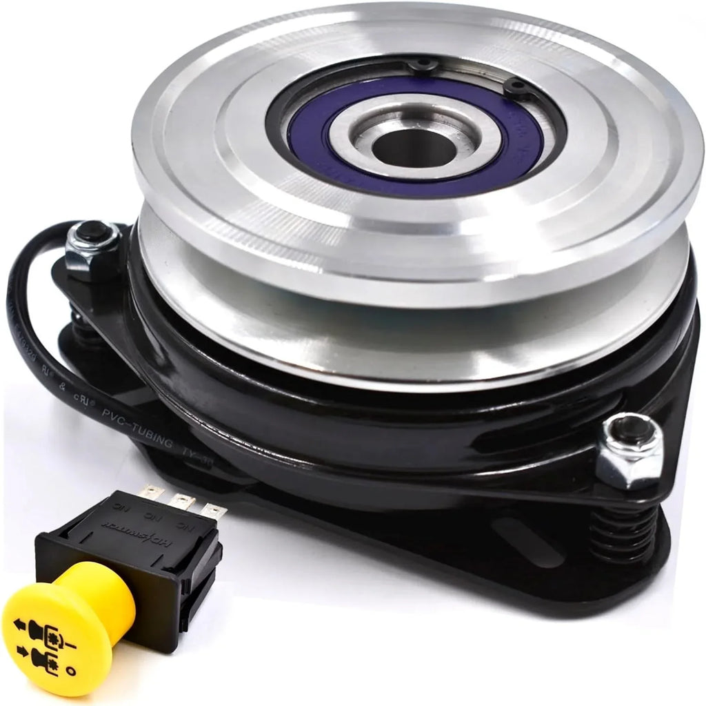 Mower PTO Switch Scag Z 483957 Blade 462715 Clutch 462715 Scag fits (OEM HD Switch High Billet & BigBearing GT1-CH03L, Lawn 110ftlb Z Freedom Pulley Liberty & PTO Torque GT1CH03L 95) Turn 10A GT1 Zero