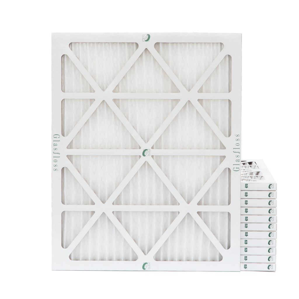 Filters MERV AC/Furnace Air by - Box of 16x20x1 Glasfloss 10 - Pleated Filter 12