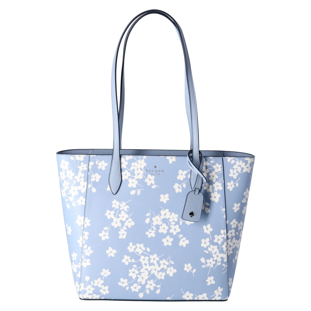 Spade Dana New Work Tote Blue Seet Kate Flora Muted York Purse Shoulder Bag