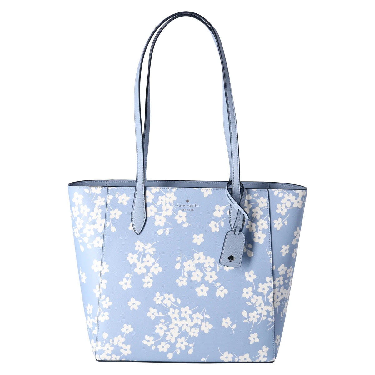 Spade Dana New Work Tote Blue Seet Kate Flora Muted York Purse Shoulder Bag