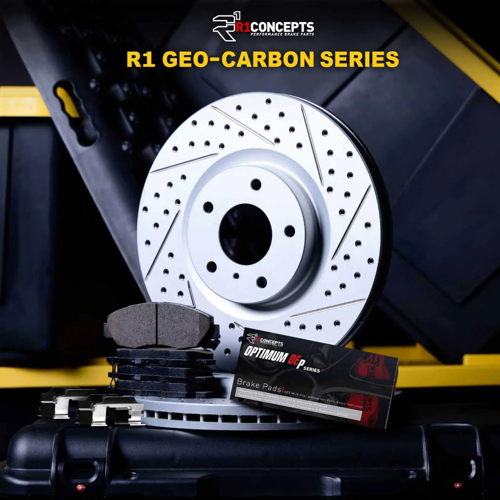 and Rotors Pads| Optimum Brake WBUH1-67031 and Concepts Brake OEp Rotors and |Front Pads Kit Brake Pads| Front Brakes Kit |Hardware Rotors R1