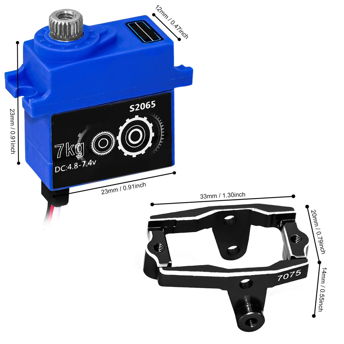 Season Servo Servo TRX4M Clearance Gifts Holiday with and Mount Servo Metal Horn Digital Gear RC 1/18 Upgrade Parts 2023RC Micro for Servo Saving Car