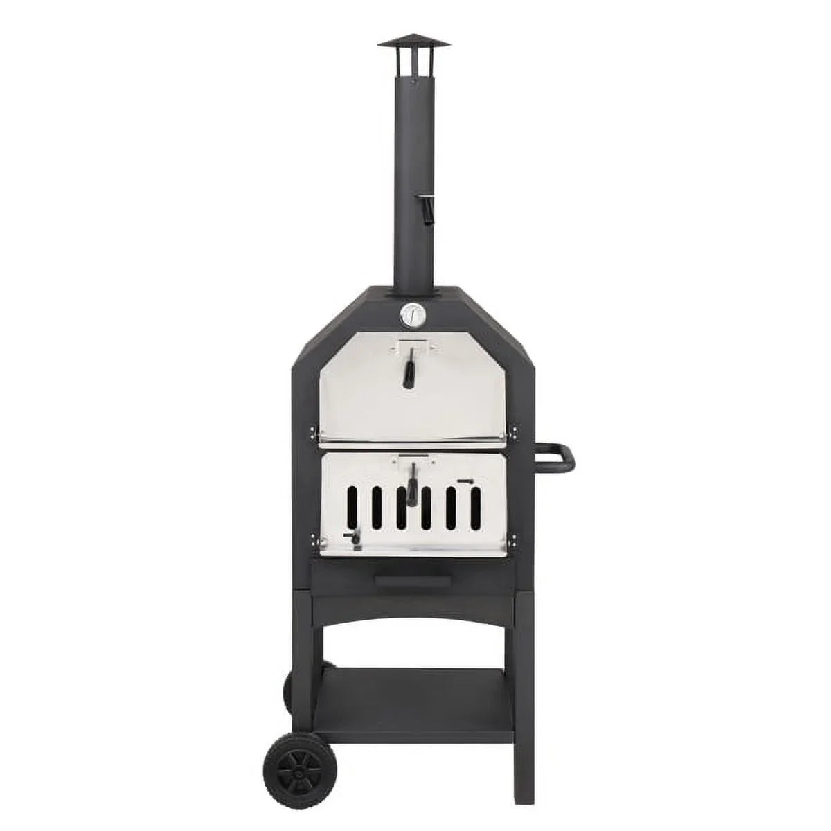 and Camping Grill Pizza Backyard Peel, Fired Wood with Pizza Oven Stone, Fithood Pizza Outdoor Rack, for
