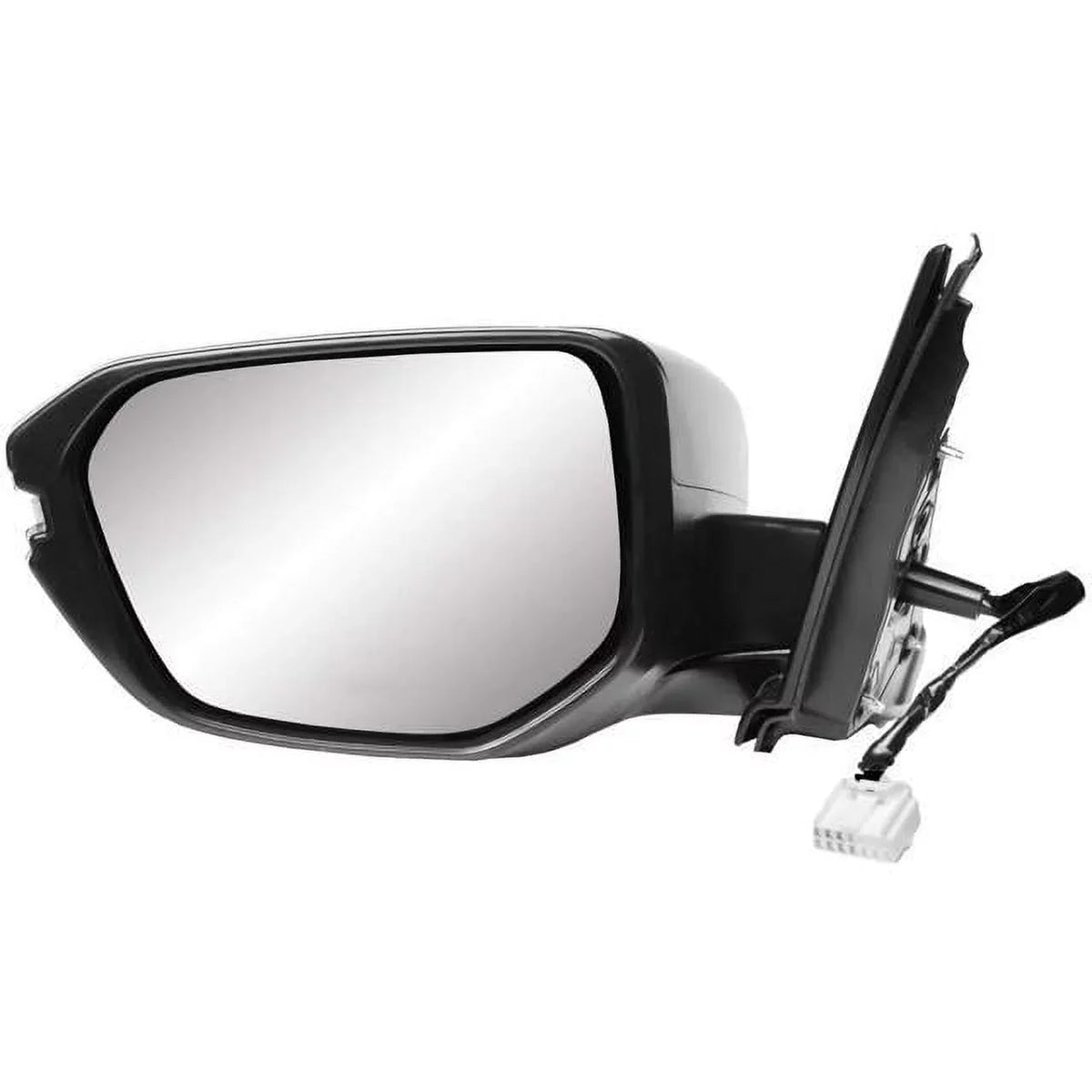 Driver w/turn (textured L, 63636H camera, foldaway), for cover, signal, chrome Mirror trim, HP(17-20) black w/o w/o w/PTM Hatchback, Civic Side HONDA K-Source