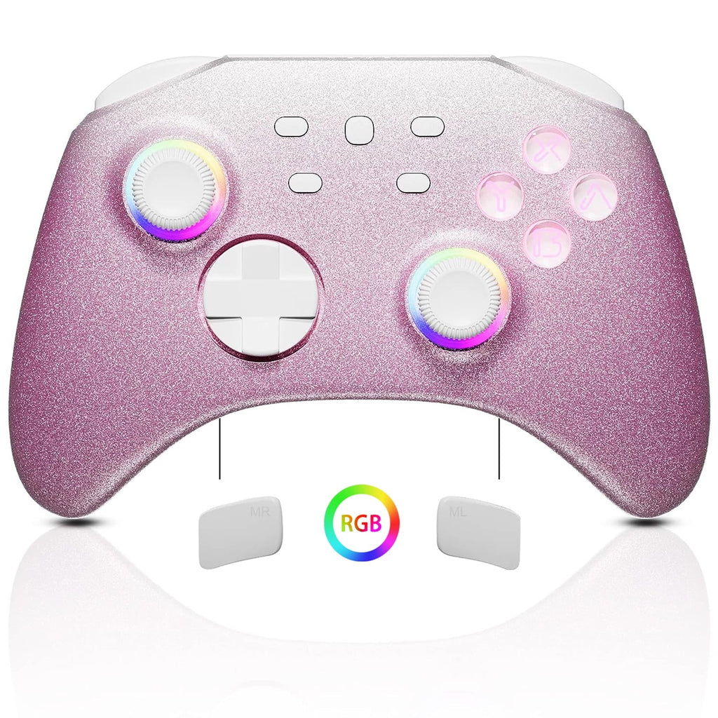 Pink Nintendo Wireless Violet Pokémon Switch Switch/OLED/Lite, Upgraded PC/IOS/Android/Steam for Game Pro for Controller and Switch Remote Disc