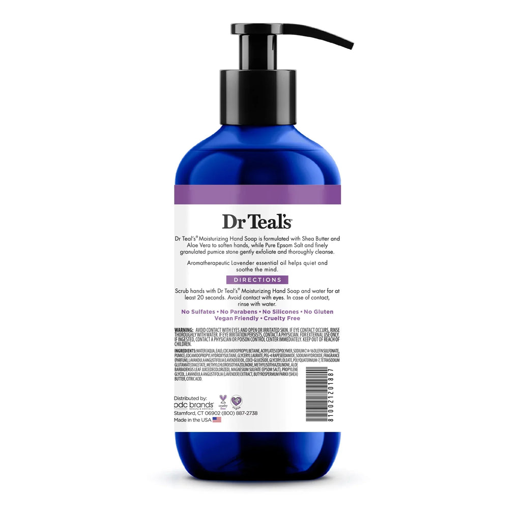 fl Lavender 12.5 with Teal's Oil, Dr oz. Soothing Moisturizing Essential Soap, Hand