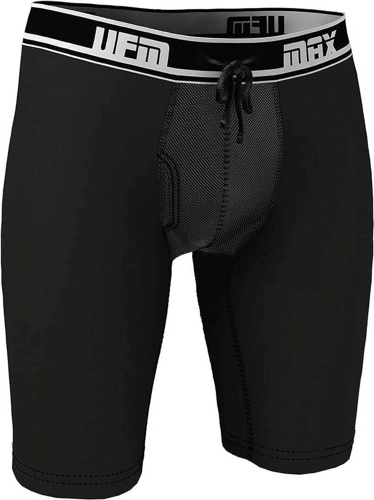 MAX Support Support Gen 9” Adj 3.1 Pouch Boxer UFM Briefs Polyester Underwear Black