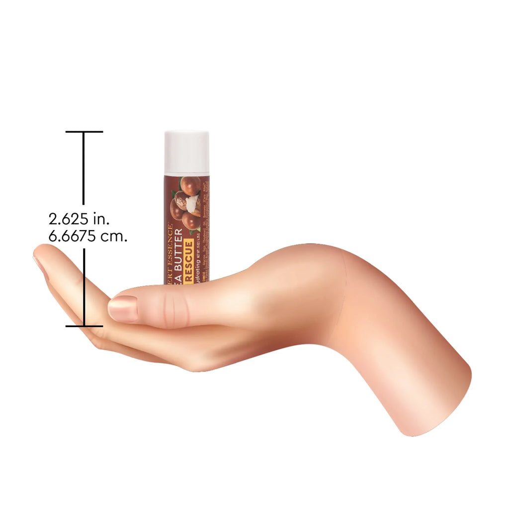 '- Pack of Moisturizer Desert 0.15 Balm - Oz Shea Essence Ultra Extract- Lip - Soothes E Peppermint 24, Beeswax Soft Rescue - Dry Vitamin w/ Biloba Oil Stick, Hydrating Or Cracked Ginkgo Lips Butter -