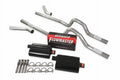 2.5" Corner Fits Dual Exhaust Flowmaster 67-72 Kit Super F-Series 40 Exit Ford