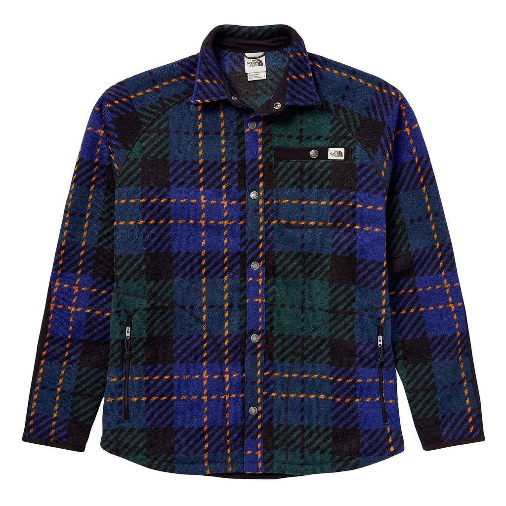 Plaid (Large, Men's Face The Shirt Lyons Shacket North Jacket Gordon Green)
