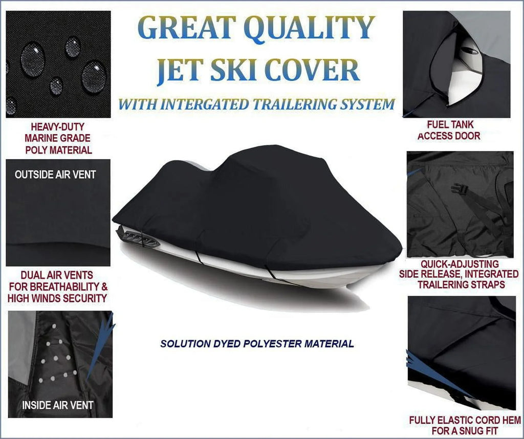 Base 2009 Runner FX JET for Compatible Cover Wave 2006 2007 BLACK PWC 600D SKI Yamaha 2010 2008