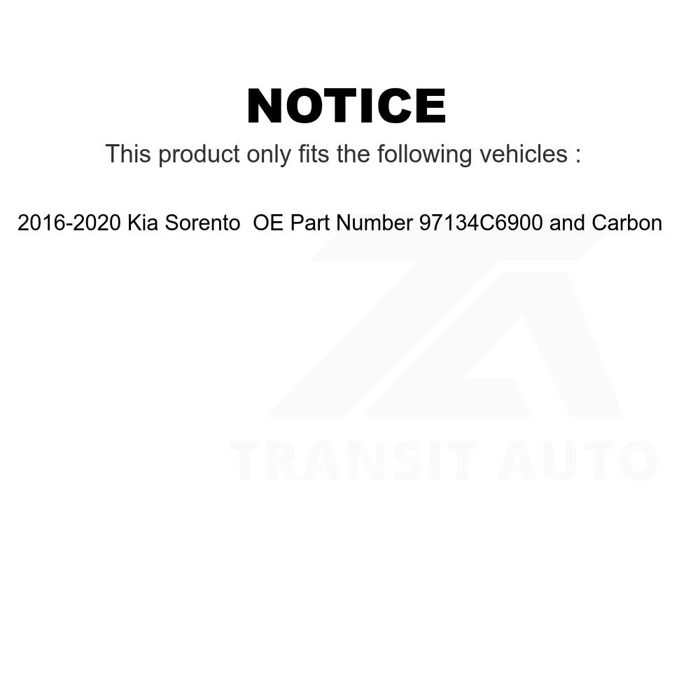 Carbon Air 97134C6900 Kia Sorento K54-100146 Cabin 2016-2020 Number Pack) Filter Part OE For (3