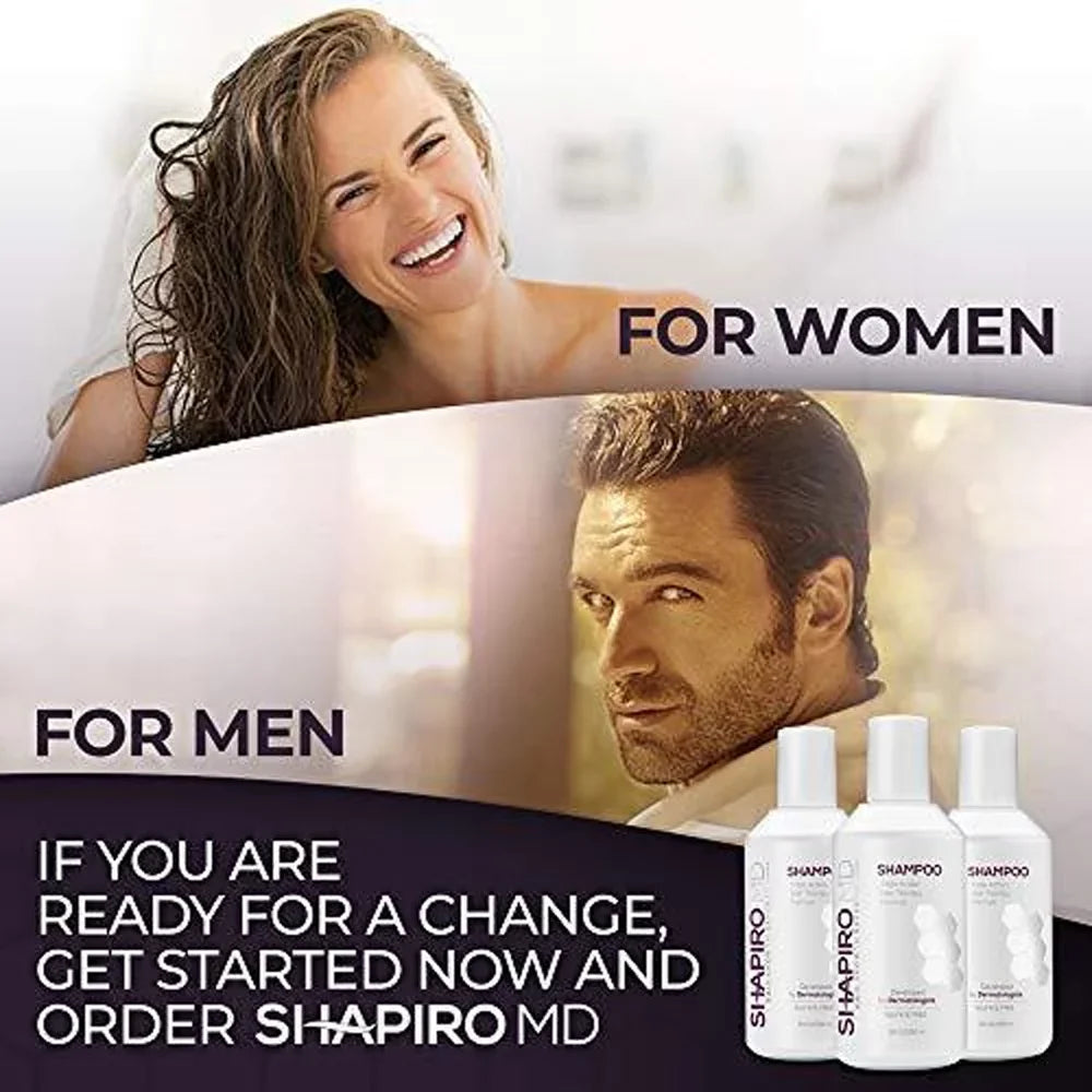 Thinning 8 Month) Shapiro Hair DHT ounce Shampoo, MD for Vegan Formula Hair, Loss (1 Fighting