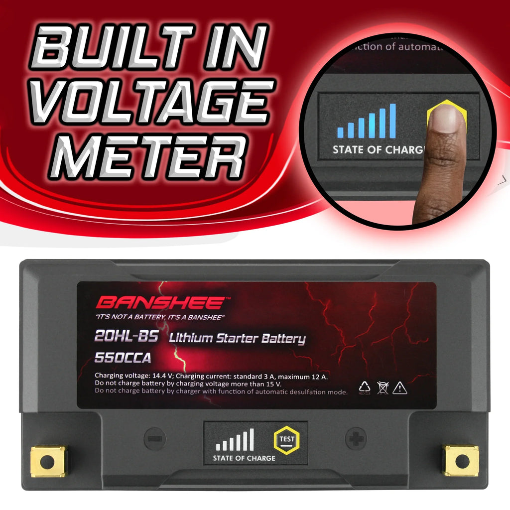 Sea-Doo LiFePO4 GTX Banshee 260 Battery Motorsports 20L-BS to Compatible Limited 2016 2016 iS with