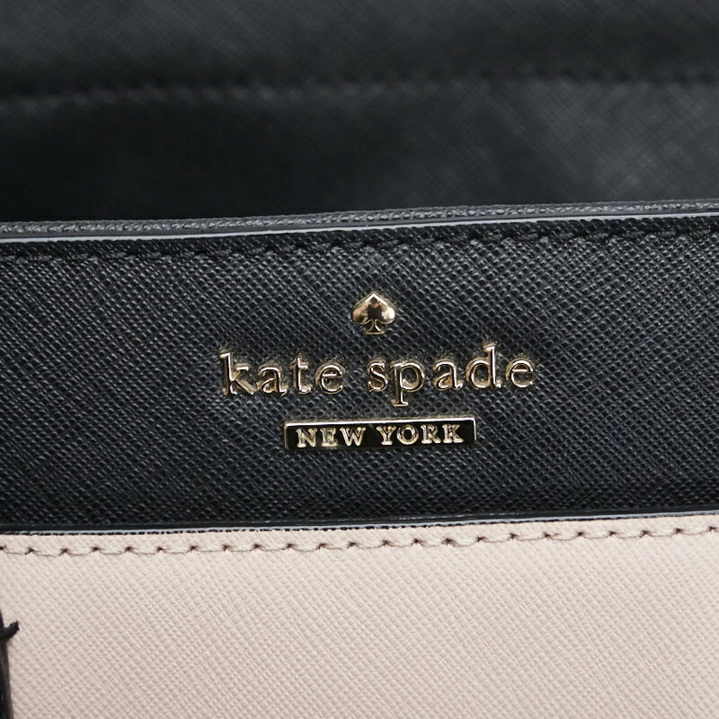 spade STREET pink handbag CANDACE Pre-Owned SMALL PXRU5957 black Kate (Good) leather ladies CAMERON Spade