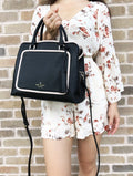 Satchel Black Kate Place Spade Tassel Ward Evangelie Crossobody Bag