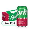 Sprite Pack Winter Cans 12 12 oz, fl Spiced Pop, Soda Cranberry