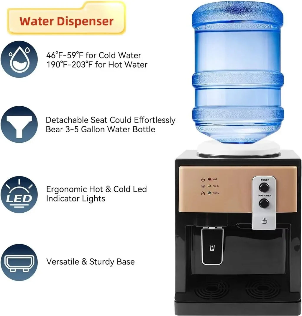 Oukaning Home Water Water Hot Gallon Cold Office Loading & Top Dispenser 110V 5