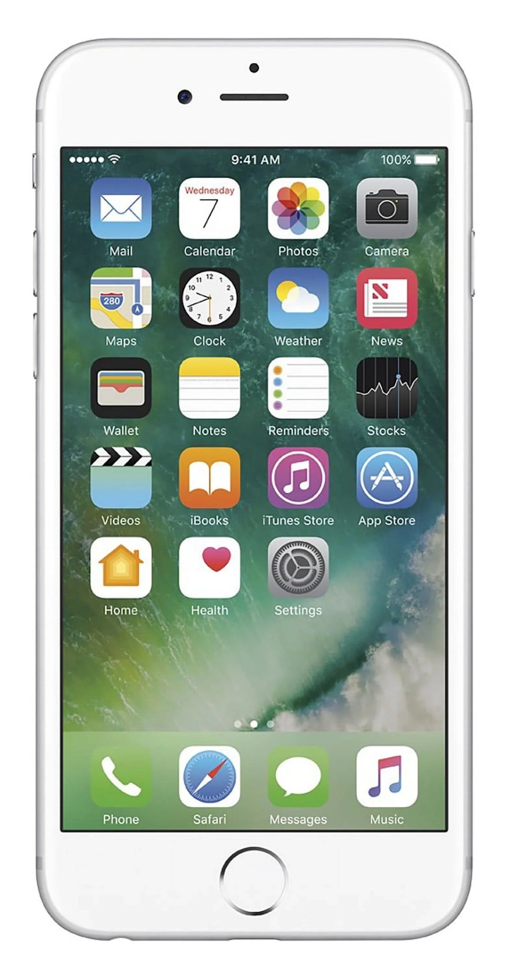 iPhone (Used) 16GB Apple Silver w/ GSM 12MP - Camera Phone 6s Unlocked
